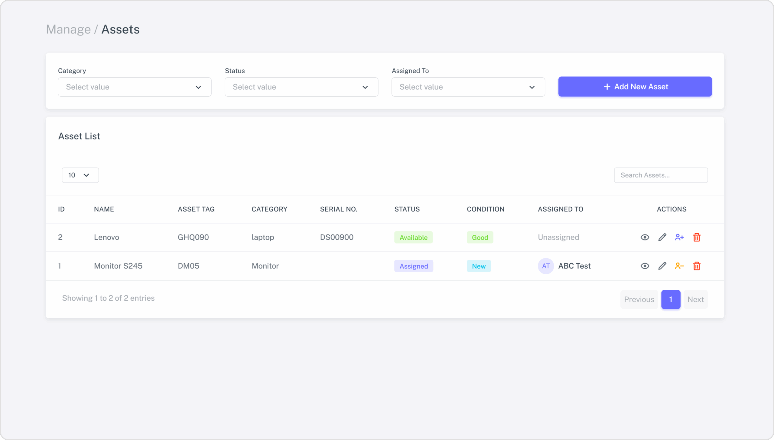 Assetspremium