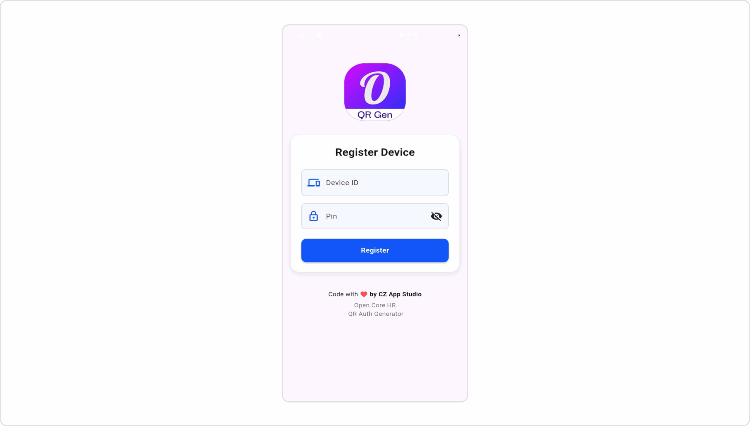 Dynamic QR -hometab